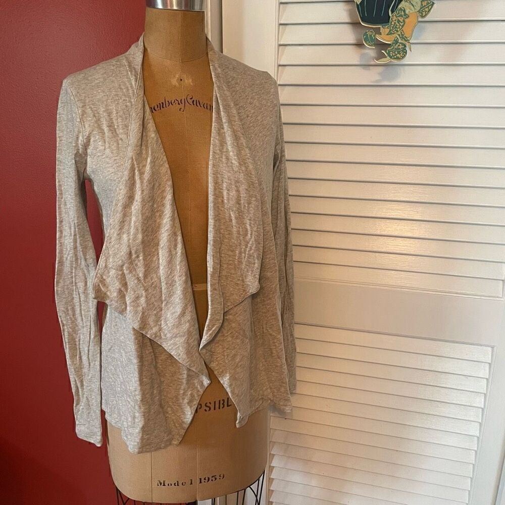 J CREW MERCANTILE | heather grey open cardigan XS NWT